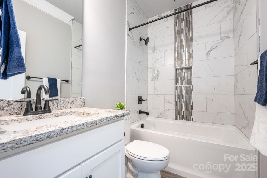 secondary bathroom upstairs