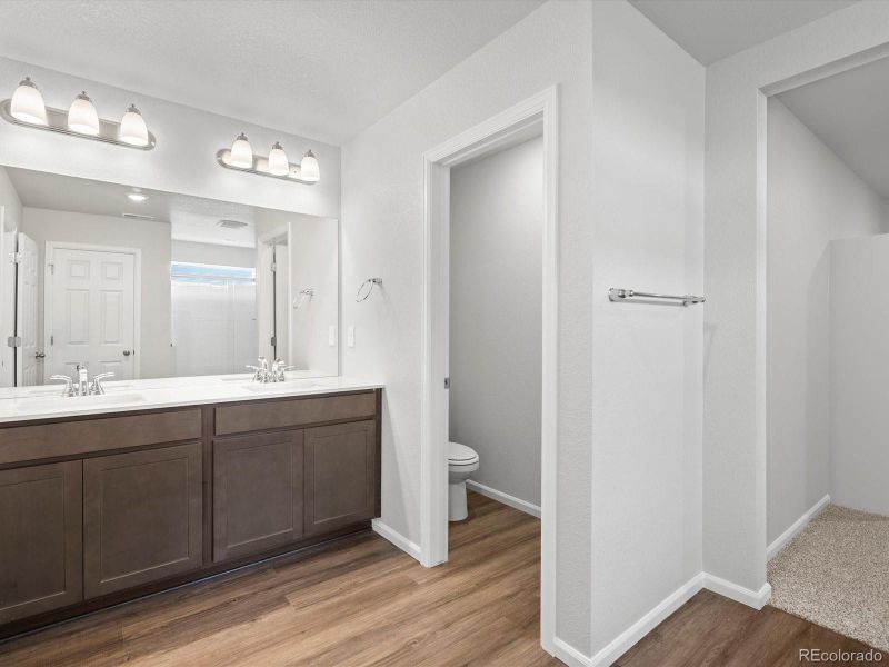 Furnished interior view inside a new home in Buffalo Highlands: The Canyon Collection, Commerce City (Image 9). Furnished interior view inside a new home in Buffalo Highlands: The Canyon Collection, Commerce City (Image 9).