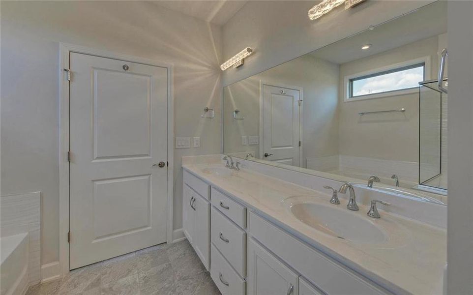 Furnished interior view inside a new home in , Hoschton (Image 10).