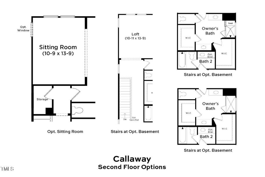 Callaway Second Floor options