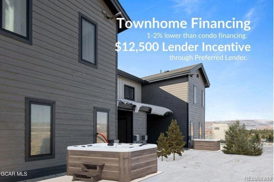 Front exterior of a new home in , Granby, CO, highlighting curb appeal (Image 20). Front exterior of a new home in , Granby, CO, highlighting curb appeal (Image 20).