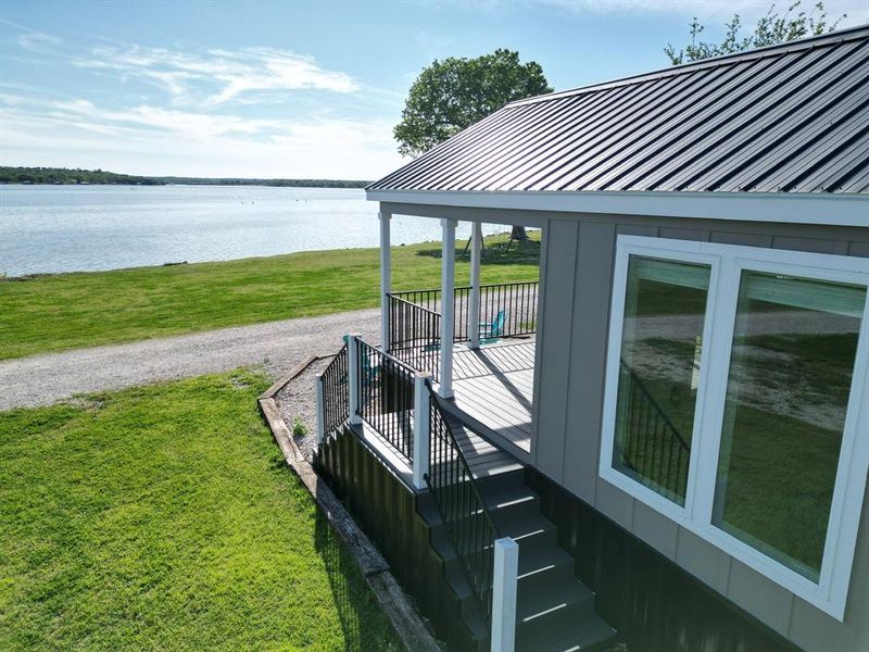 Exterior details and patio area of a home in , Eastland (Image 18).
