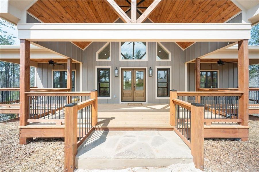 Exterior details and patio area of a home in , Talking Rock (Image 26). Exterior details and patio area of a home in , Talking Rock (Image 26).