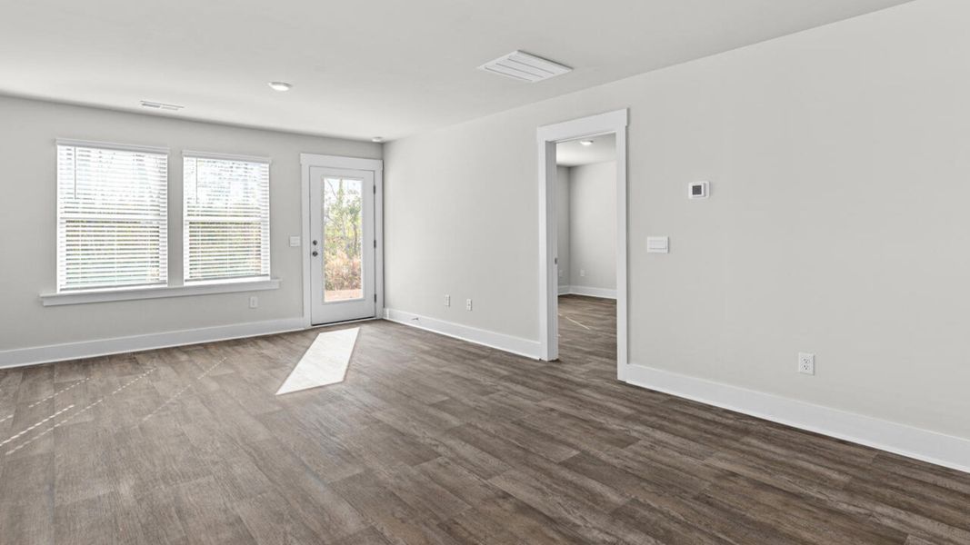 Spacious, unfurnished interior of a new home in Townes at Seabrooke, Leland (Image 16).