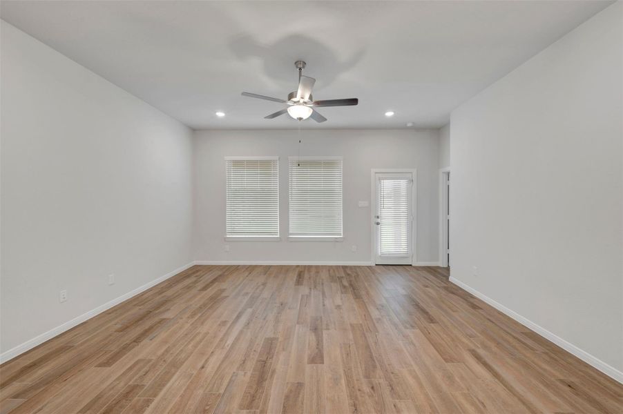 Spacious, unfurnished interior of a new home in Austin Point - Terrace Collection, Richmond (Image 35).