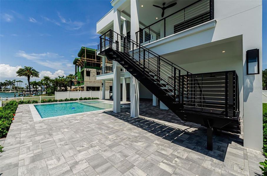 Exterior details and patio area of a home in , Treasure Island (Image 41).