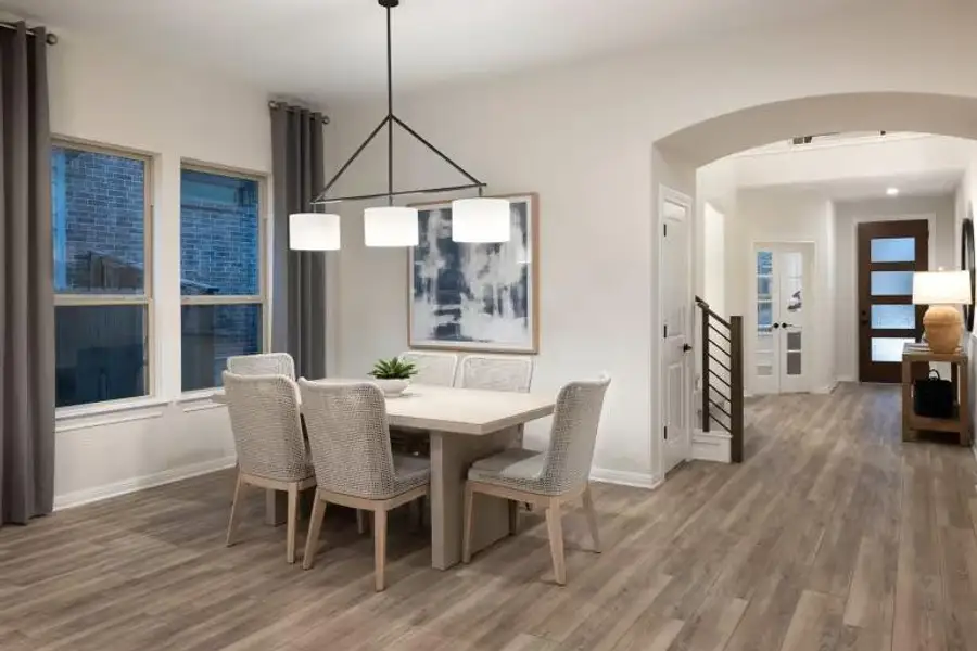 Photo of Pulte model home with same floor plan, not of actual home listed. Photo of Pulte model home with same floor plan, not of actual home listed.