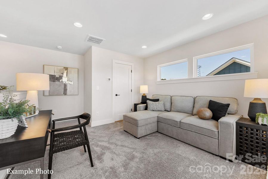 Furnished interior view inside a new home in , Charlotte (Image 13).