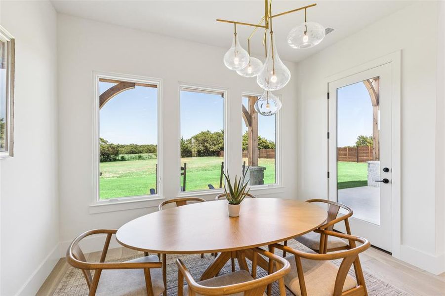 Furnished interior view inside a new home in , Midlothian (Image 32).