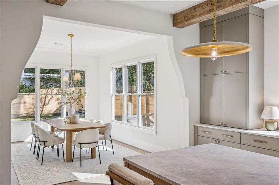 Furnished interior view inside a new home in , Atlanta (Image 10). Furnished interior view inside a new home in , Atlanta (Image 10).