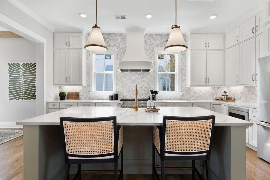 Furnished interior view inside a new home in , Charleston (Image 15).