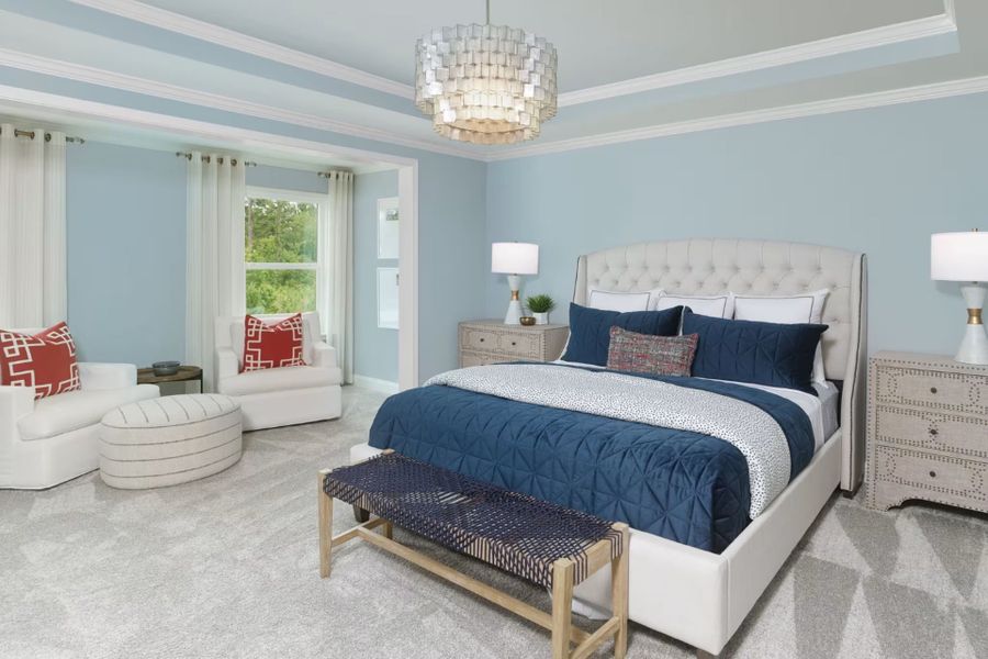 Representative furnished interior of a home built from the Woodward by Pulte Homes in Indigo Bay, Myrtle Beach (Image 10).