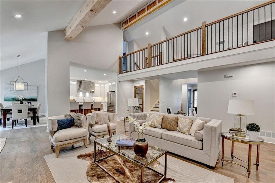 Furnished interior view inside a new home in , Atlanta (Image 3).