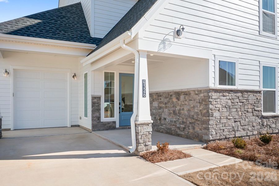 2-Car Driveway and 2-Car Tandem Garage