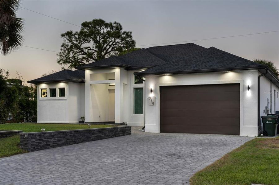 Front exterior of a new home in , Venice, FL, highlighting curb appeal (Image 1). Front exterior of a new home in , Venice, FL, highlighting curb appeal (Image 1).