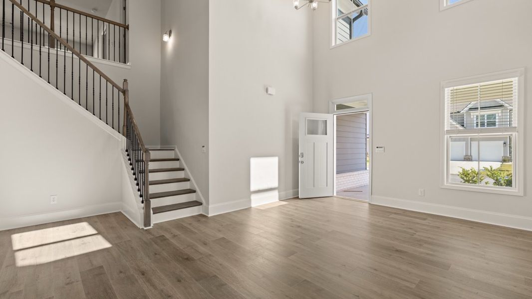 Representative unfurnished interior of a home built from the Westerly by D.R. Horton in Hamptons at Riverwood East, Dallas (Image 12).