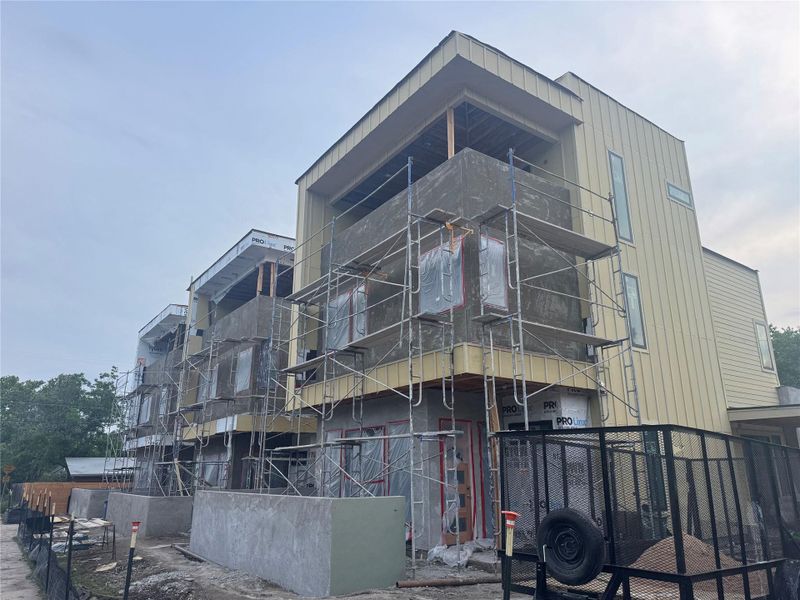 In-progress construction of a new home in , Austin, TX (Image 3).