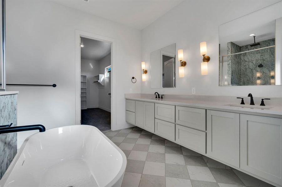 Furnished interior view inside a new home in , Midlothian (Image 9).