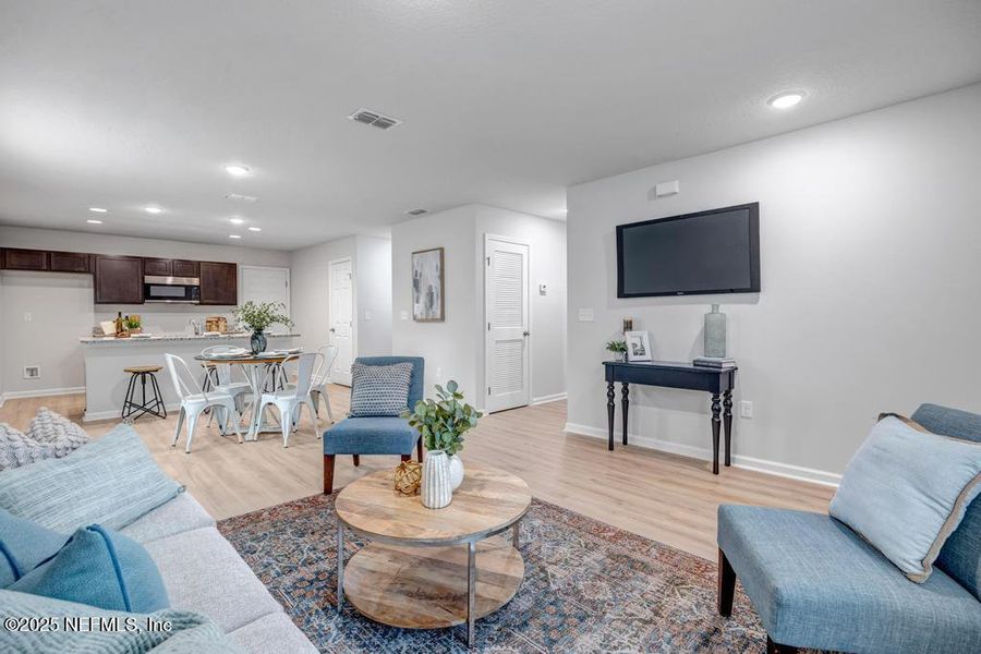 Furnished interior view inside a new home in , Jacksonville (Image 10).