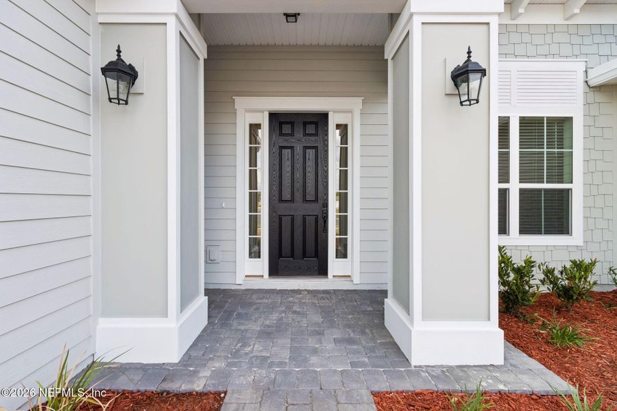 Exterior details and patio area of a home in Sandy Ridge, Yulee (Image 2). Exterior details and patio area of a home in Sandy Ridge, Yulee (Image 2).