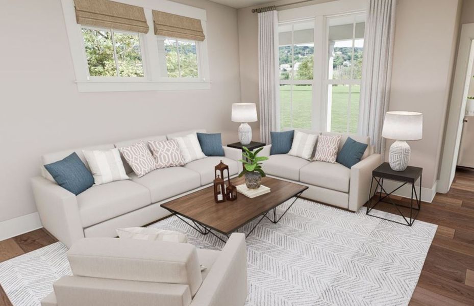 Furnished interior view inside a new home in Sun City Hilton Head, Bluffton (Image 8).