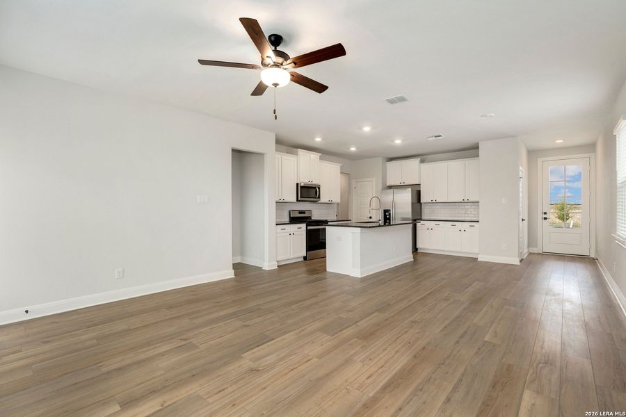 Furnished interior view inside a new home in Hightop Ridge, Converse (Image 4).