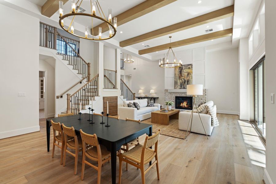 Furnished interior view inside a new home in , Houston (Image 42).