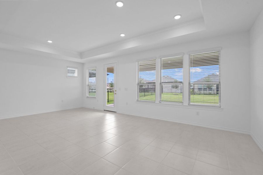 Spacious, unfurnished interior of a new home in Del Webb Fulshear, Fulshear (Image 22). Spacious, unfurnished interior of a new home in Del Webb Fulshear, Fulshear (Image 22).