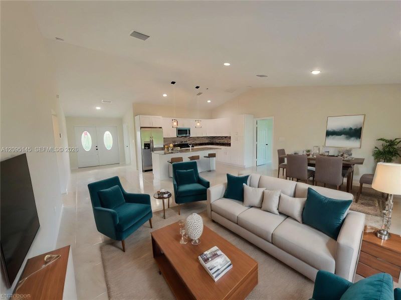 Furnished interior view inside a new home in , Labelle (Image 7). Furnished interior view inside a new home in , Labelle (Image 7).