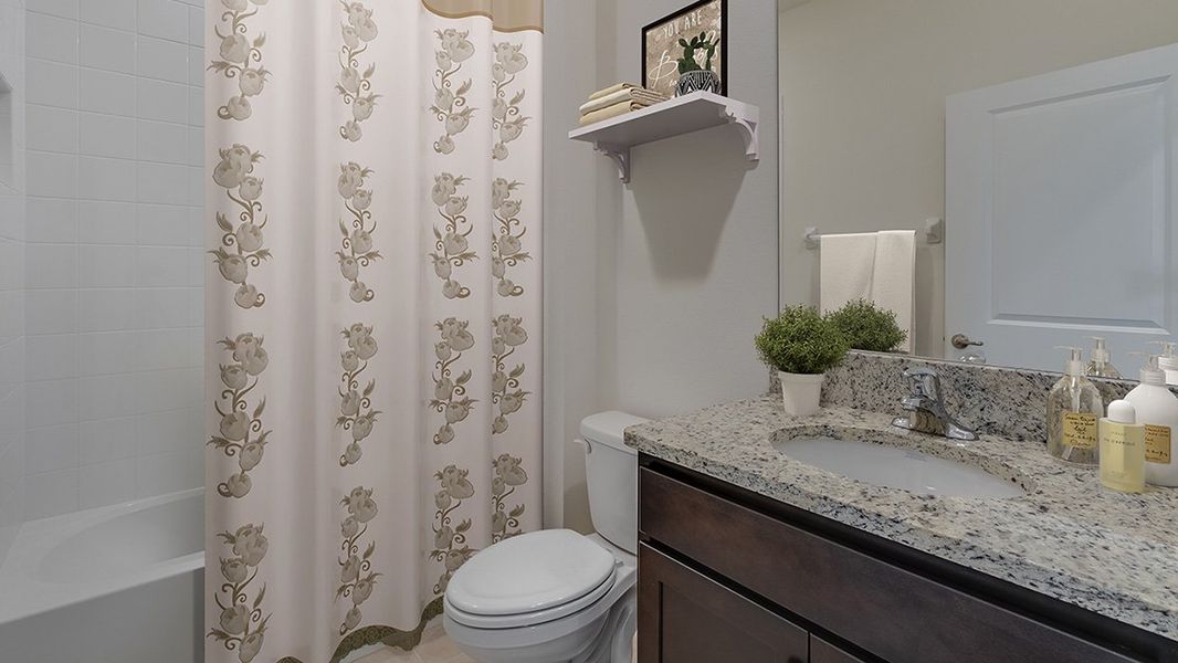 Representative furnished interior of a home built from the BOWEN by D.R. Horton in Twisted Oaks, Wildwood (Image 4).