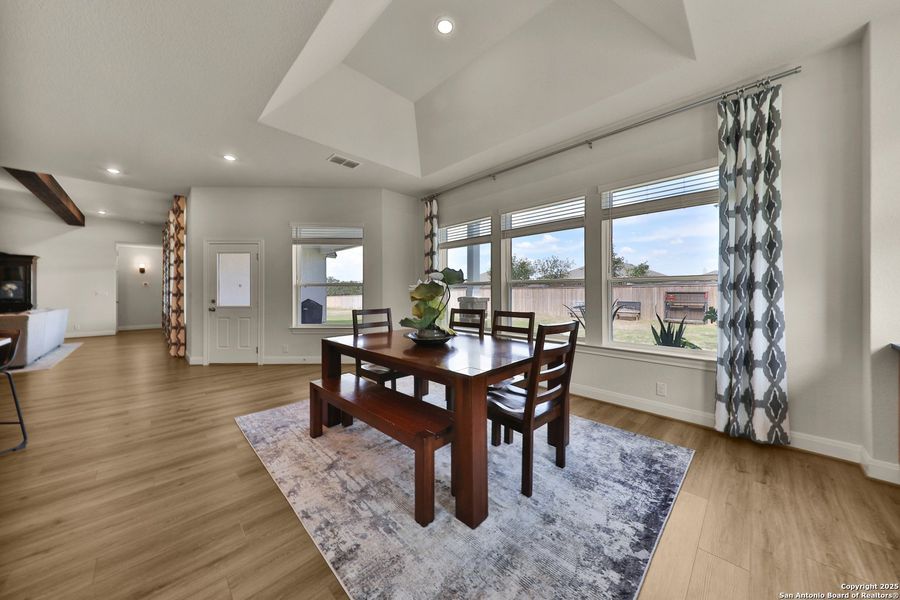 Furnished interior view inside a new home in Megans Landing – Half-Acre Homesites, Castroville (Image 33). Furnished interior view inside a new home in Megans Landing – Half-Acre Homesites, Castroville (Image 33).