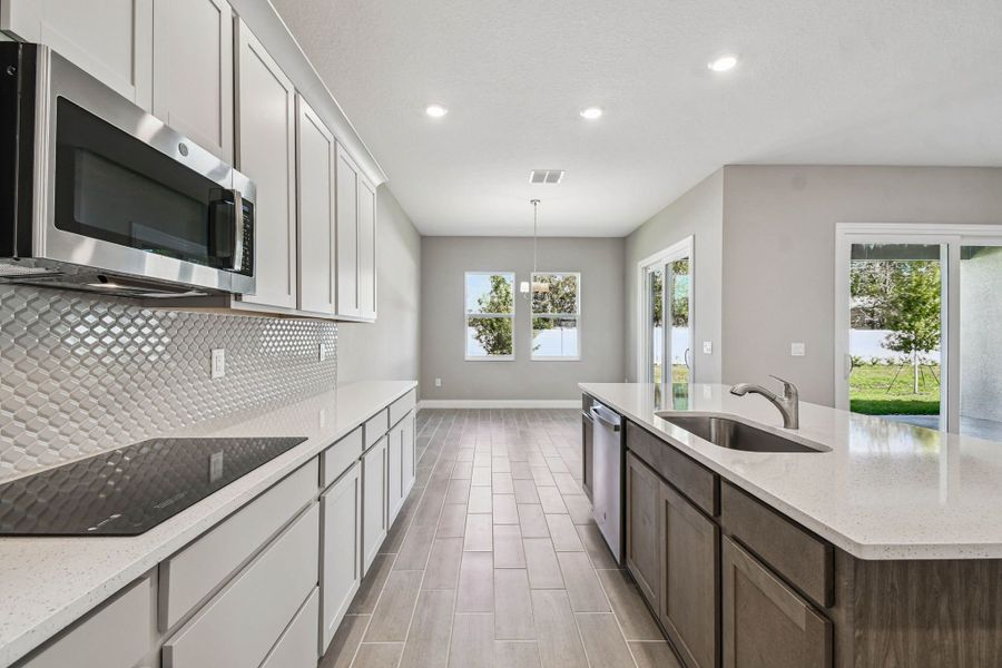Furnished interior view inside a new home in Pinecone Reserve, Brooksville (Image 15).