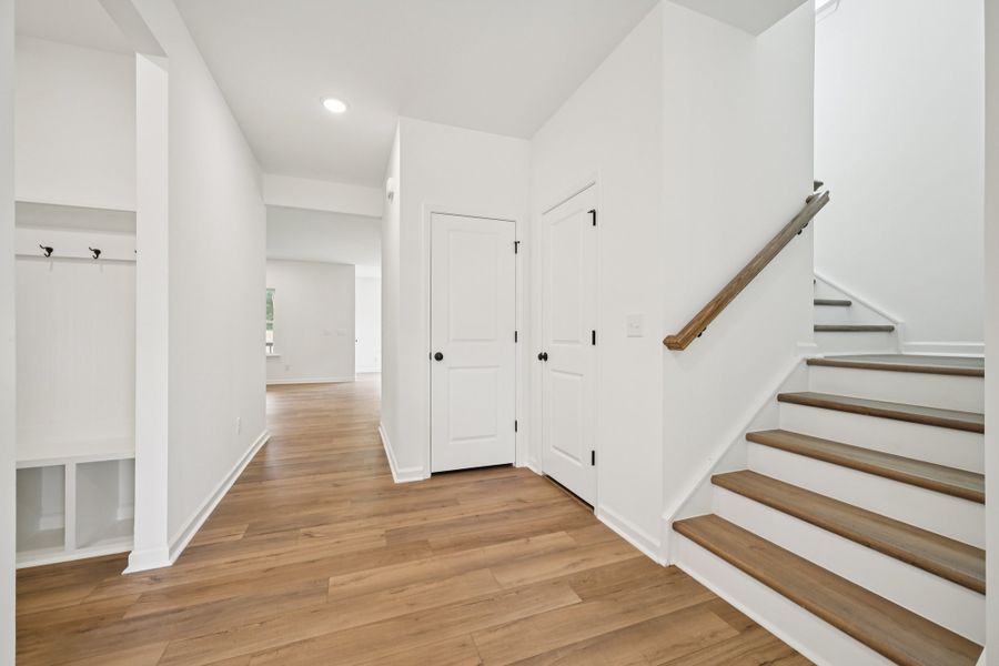 Representative unfurnished interior of a home built from the Macon by Ashton Woods in Rowland's Grant, Fuquay Varina (Image 45).