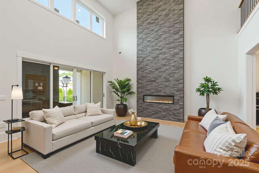 Furnished interior view inside a new home in , Charlotte (Image 6).