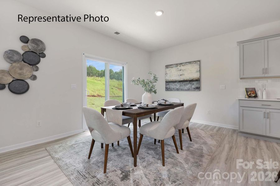 Furnished interior view inside a new home in Huffman Ridge, Hickory (Image 8).
