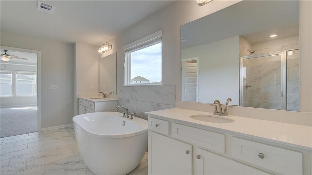 Furnished interior view inside a new home in Brighton, Locust Grove (Image 13).