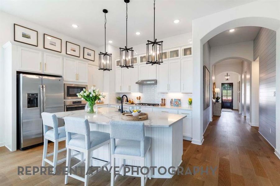 Furnished interior view inside a new home in Tavolo Park, Fort Worth (Image 31).