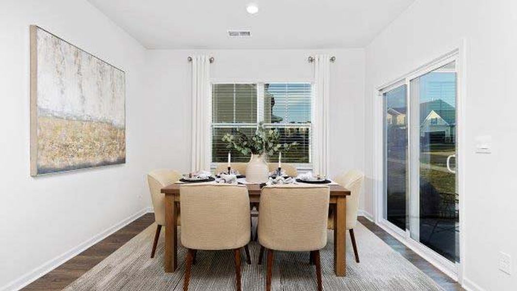 Furnished interior view inside a new home in Clark Creek Landing, Lincolnton (Image 8).