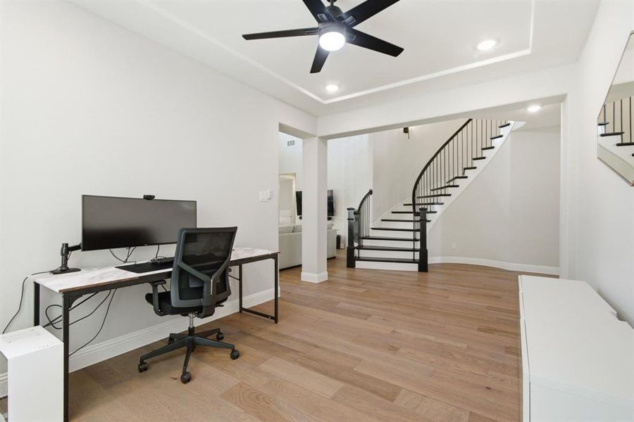 Furnished interior view inside a new home in , Copper Canyon (Image 29).