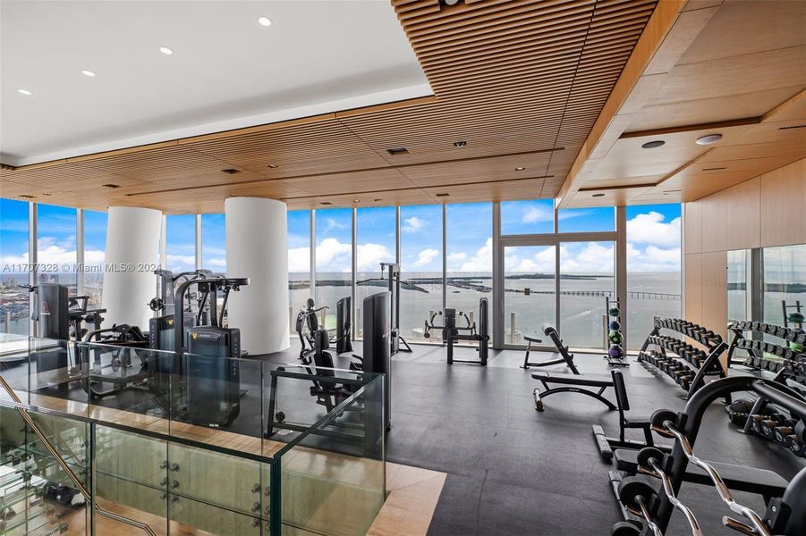 Furnished interior view inside a new home in Aston Martin Residences, Miami (Image 16).
