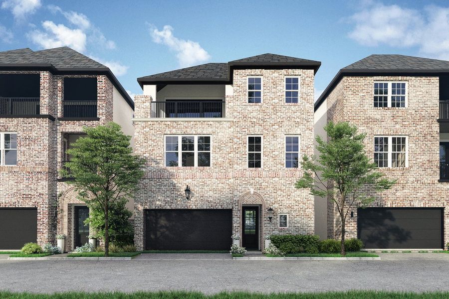 Front exterior of a new home in Cottage Grove Lake, Houston, TX, highlighting curb appeal (Image 1). Front exterior of a new home in Cottage Grove Lake, Houston, TX, highlighting curb appeal (Image 1).