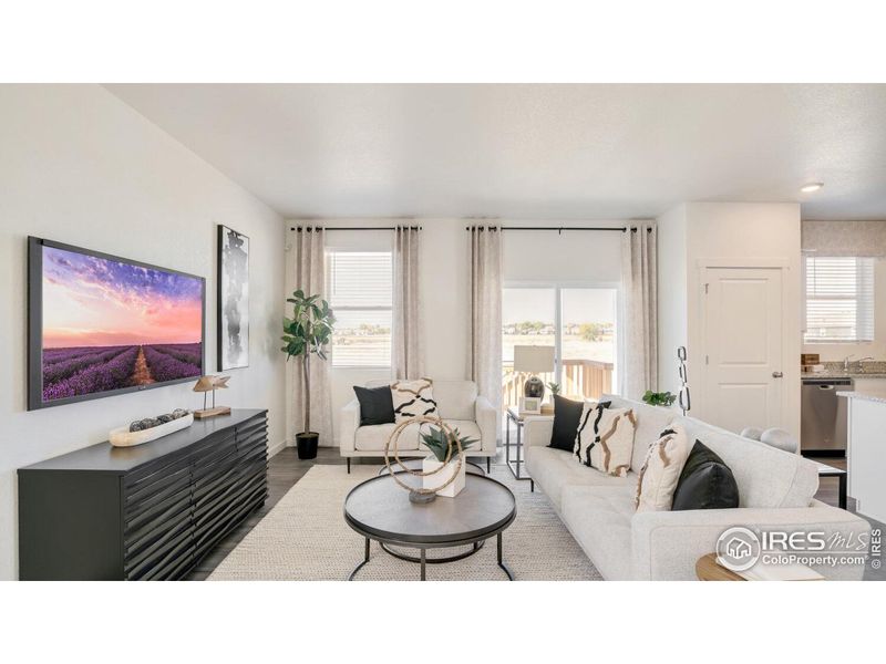 Furnished interior view inside a new home in Prairie Song, Windsor (Image 14).