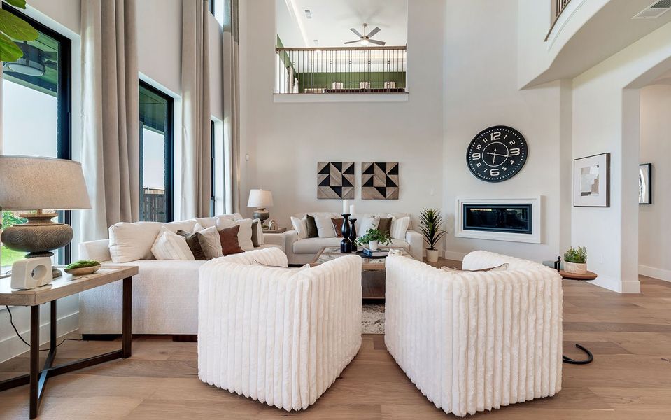Furnished interior view inside a new home in Marvida, Cypress (Image 8).