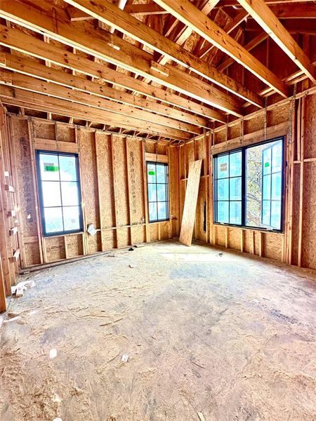 Current construction 10/2/24.Second floor, Secondary bedroom #3 with private en suite bathroom