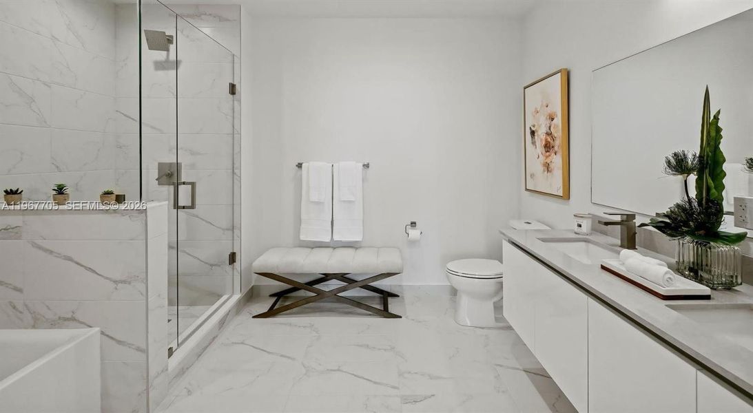 Furnished interior view inside a new home in , Hallandale Beach (Image 29).