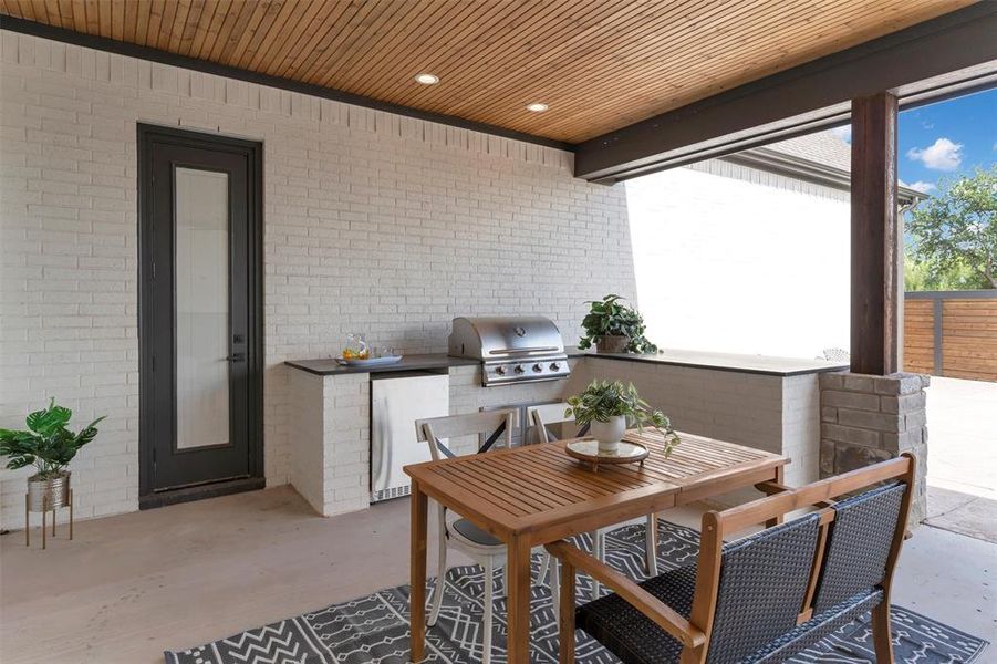 Furnished interior view inside a new home in , Granbury (Image 26).