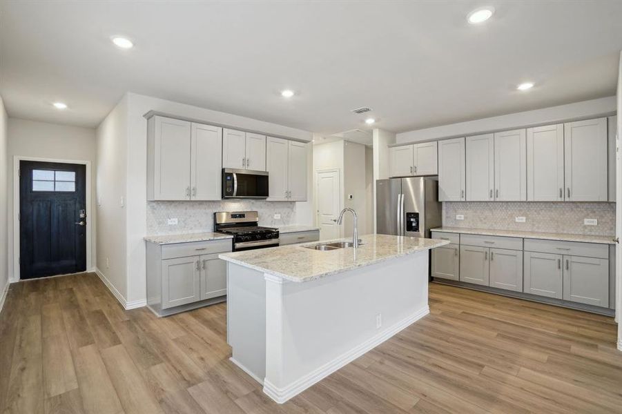 Photo is not of the actual home, but is an inspirational photo of builder’s model home and may depict options, furnishings, and/or decorator features that are not included.