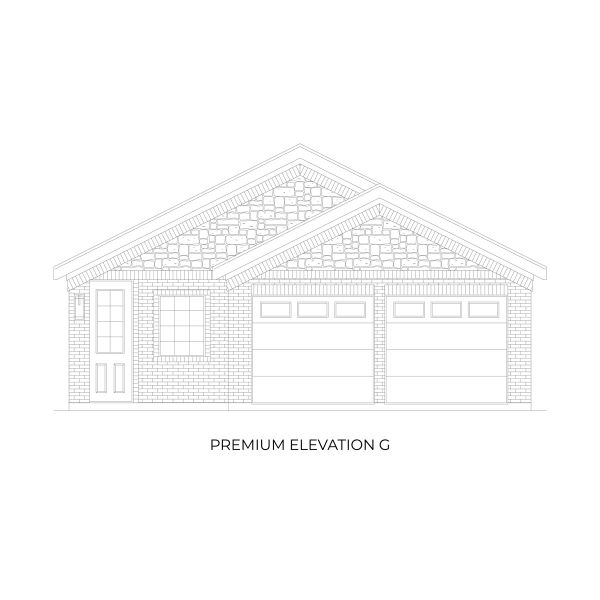Representative rendering of the exterior for the Grant Select F by First Texas Homes (Image 10). Representative rendering of the exterior for the Grant Select F by First Texas Homes (Image 10).