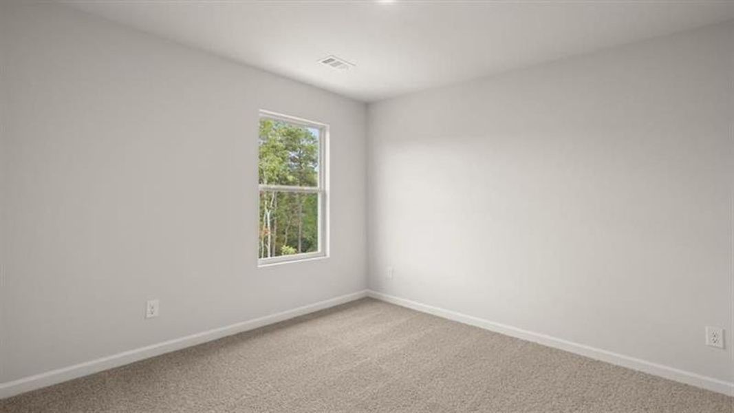 Spacious, unfurnished interior of a new home in Braselton Village, Braselton (Image 13).