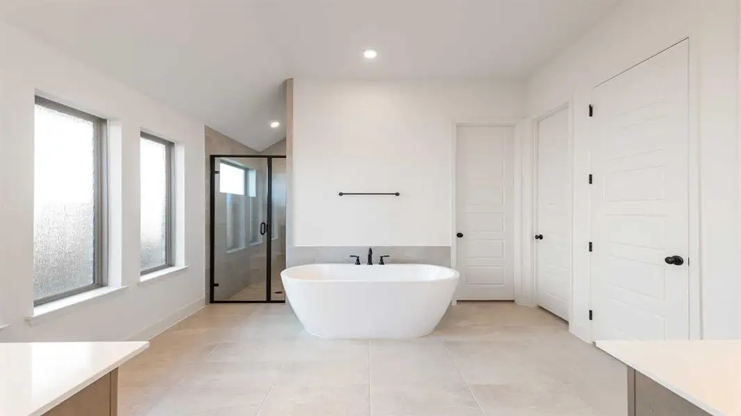 Furnished interior view inside a new home in North Sky 55', Celina (Image 13). Furnished interior view inside a new home in North Sky 55', Celina (Image 13).